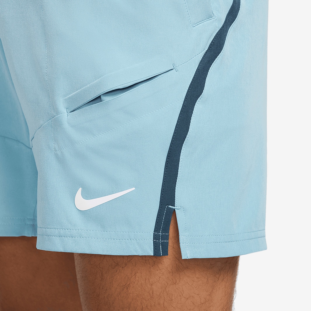 Nike Court Advantage Dri-FIT 7 Inch Shorts - Denim Turq/Armory