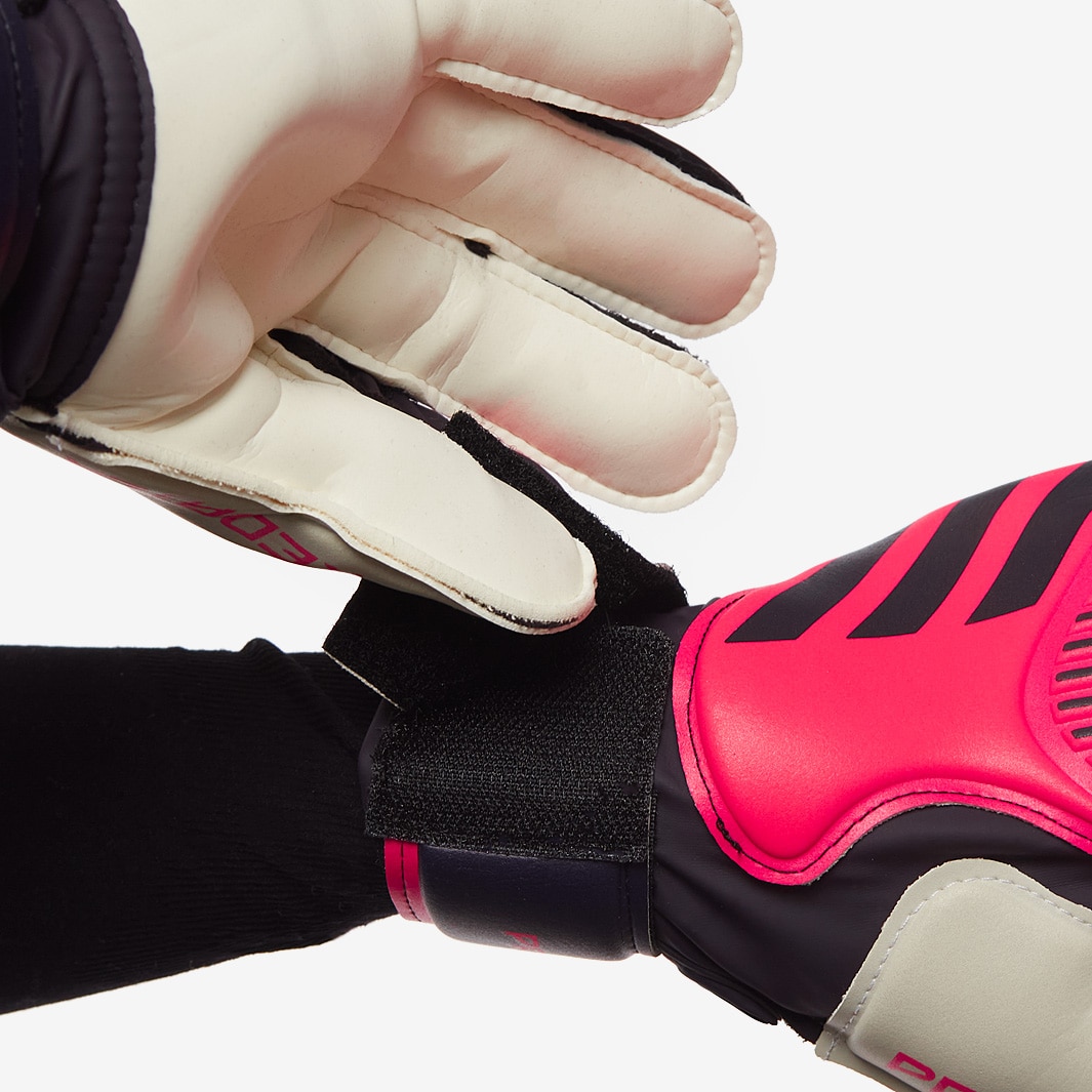 adidas Kids Predator Match Fingersave - Turbo/Aurora Black