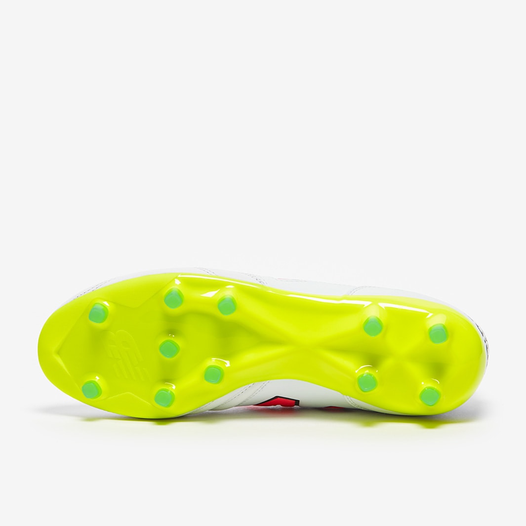 New Balance 442 V2 Team Firm Ground - White/Pink/Lime