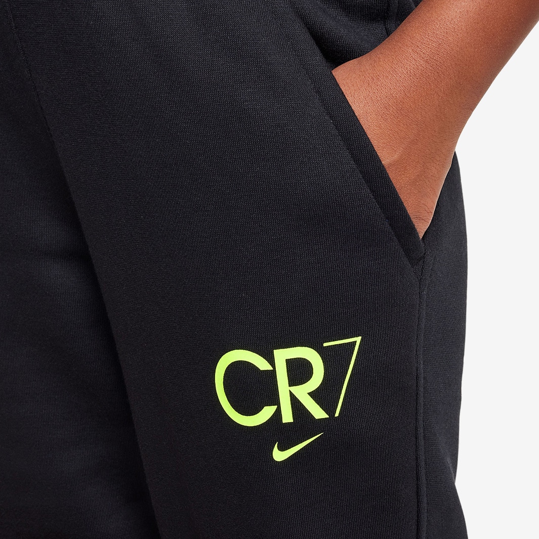 Nike Kids CR7 Club Fleece Joggers Black/Volt Boys Clothing