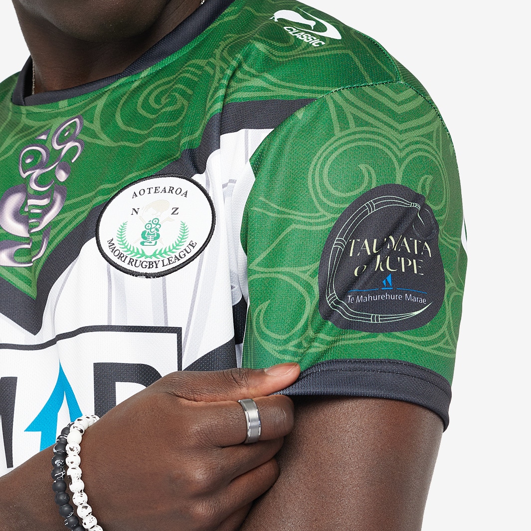 Classic Maori All Stars 2025 Replica Shirt - White/Green