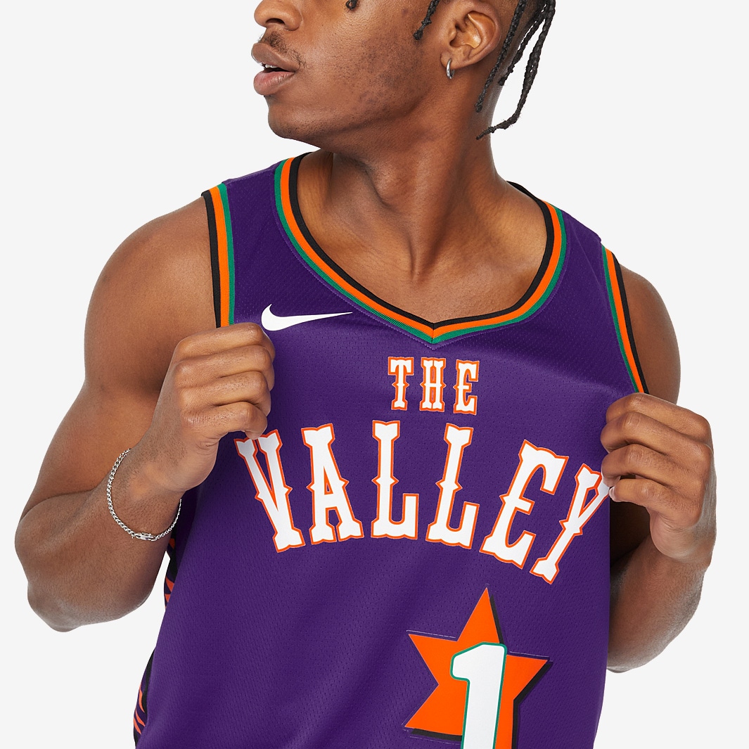 バスケットボール NIKE - Nike Phoenix Suns Jersey Devin Booker Nike Phoenix Suns City Edition Devin Booker Authentic Jersey