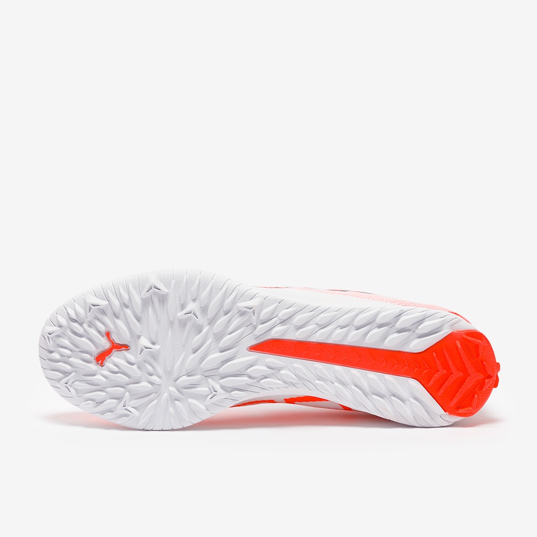 Puma Ultra 5 Pro Cage - Puma White/Puma Black/Glowing Red - Adult