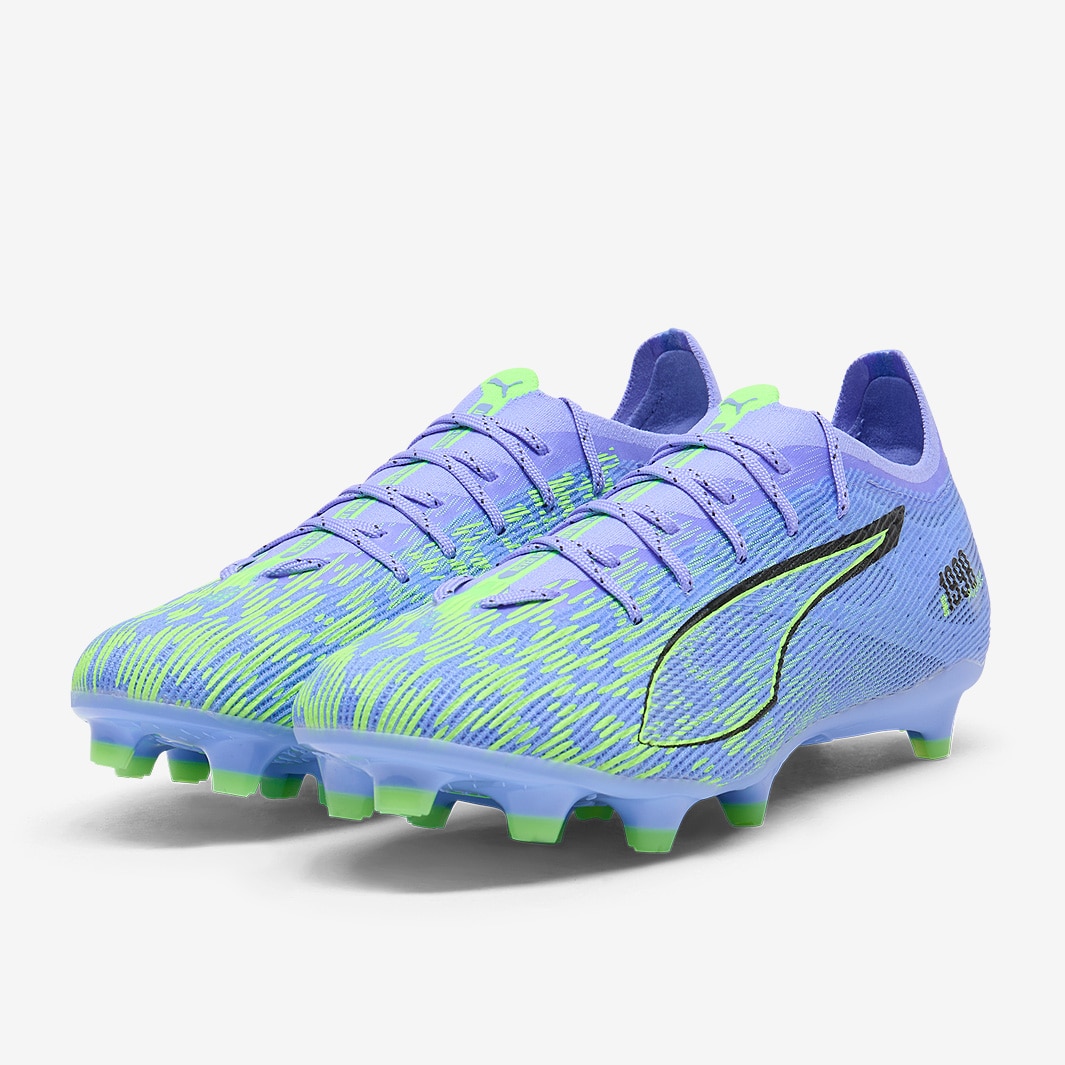 PUMA Ultra サッカーシューズ ライムグリーン/ブルー PUMA ULTRA 5 ULTIMATE FG - Fizzy Apple/Bluemazing 107683-03