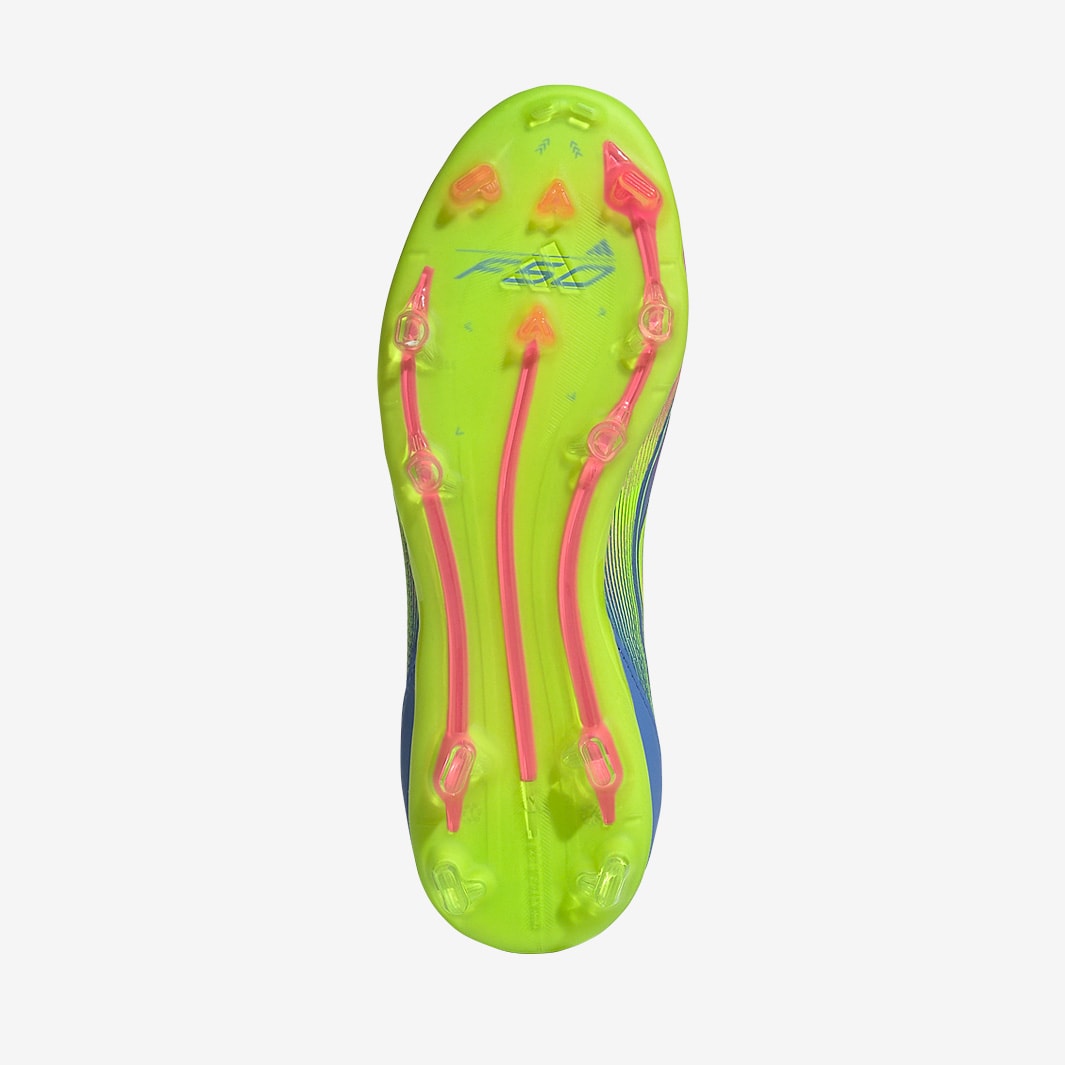 adidas Kids F50 Elite Firm Ground - Blue Fusion/Lucid Lemon