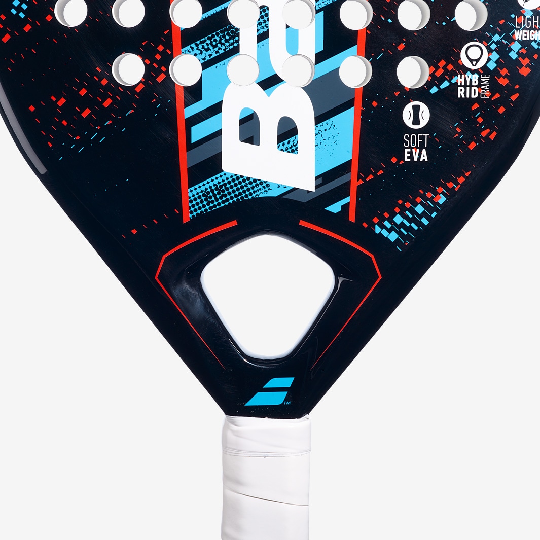 Babolat Reflex Padel Racket - Black/White/Blue - Adult Padel