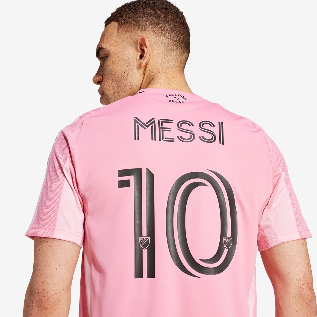 adidas Inter Miami 2025 Authentic Home Jersey with Messi 10
