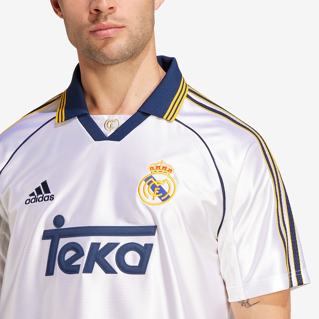 Maillot Domicile adidas Originals Real Madrid 1999 Blanc