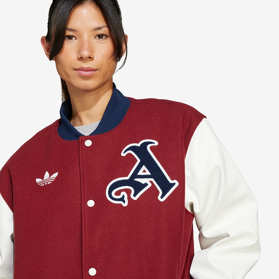 adidas Arsenal 24/25 VRCT Jacket - Noble Maroon - Mens Replica |