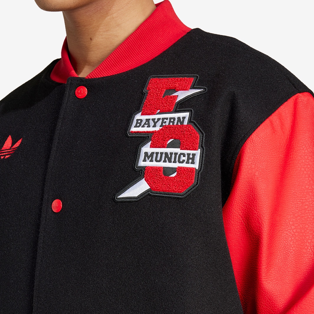 adidas Bayern Munich 24/25 VRCT Jacket - Black - Mens Replica |