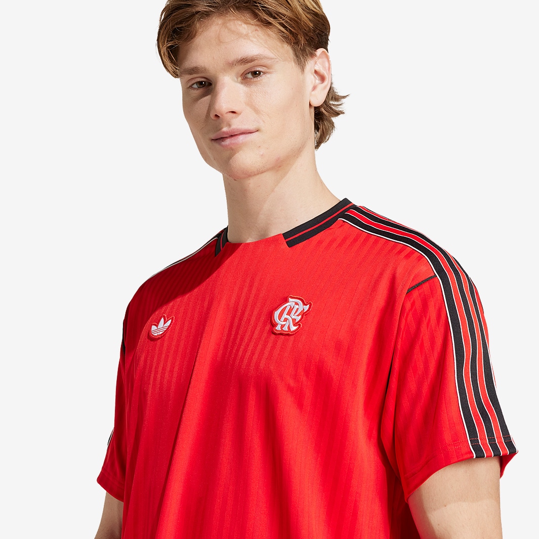 adidas Flamengo 2025 Icon Jersey - Red - Mens Replica |