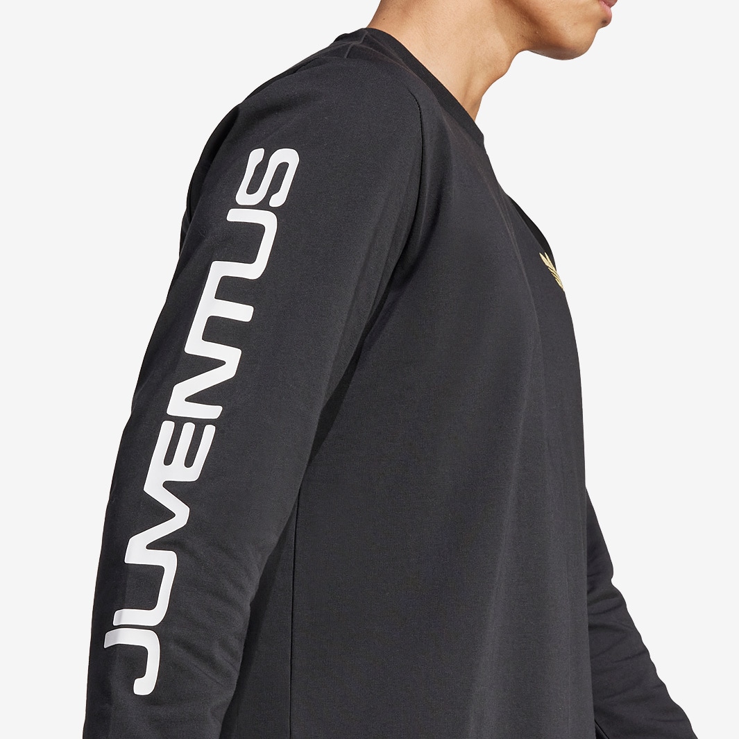 adidas Juventus 24/25 LS Graphic T-Shirt - Black/Dark