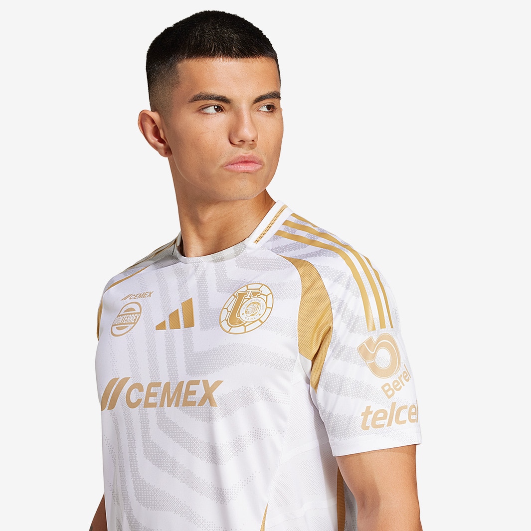 adidas Tigres UANL 2025 Authentic Third Jersey - White/Grey Two