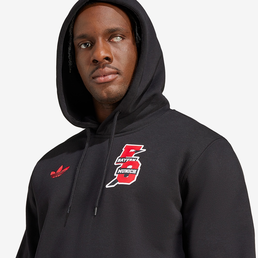 adidas Bayern Munich 24/25 VRCT Hoodie - Black - Mens Replica |
