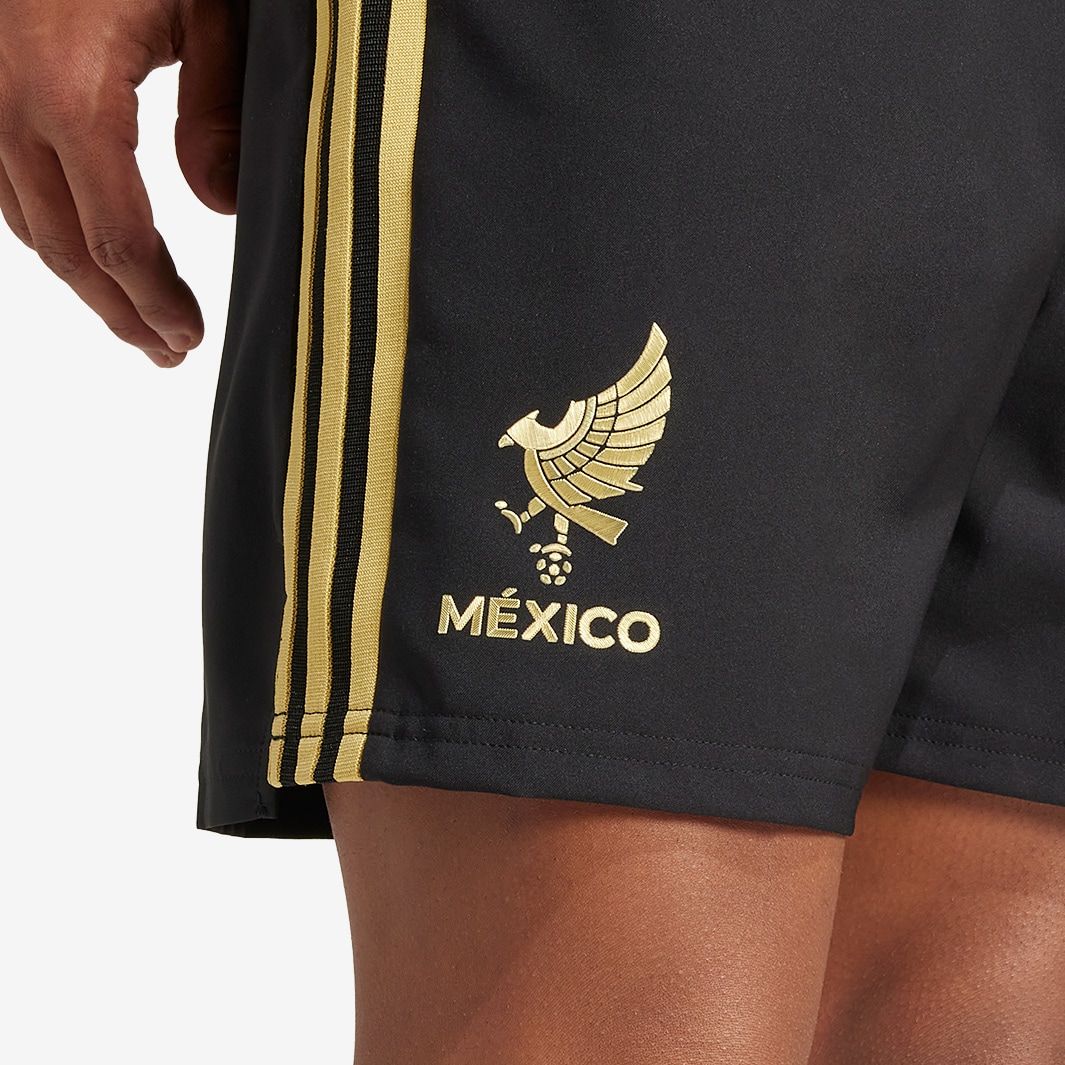 adidas Originals Mexico 2025 Gold Edition Shorts - Black - Mens