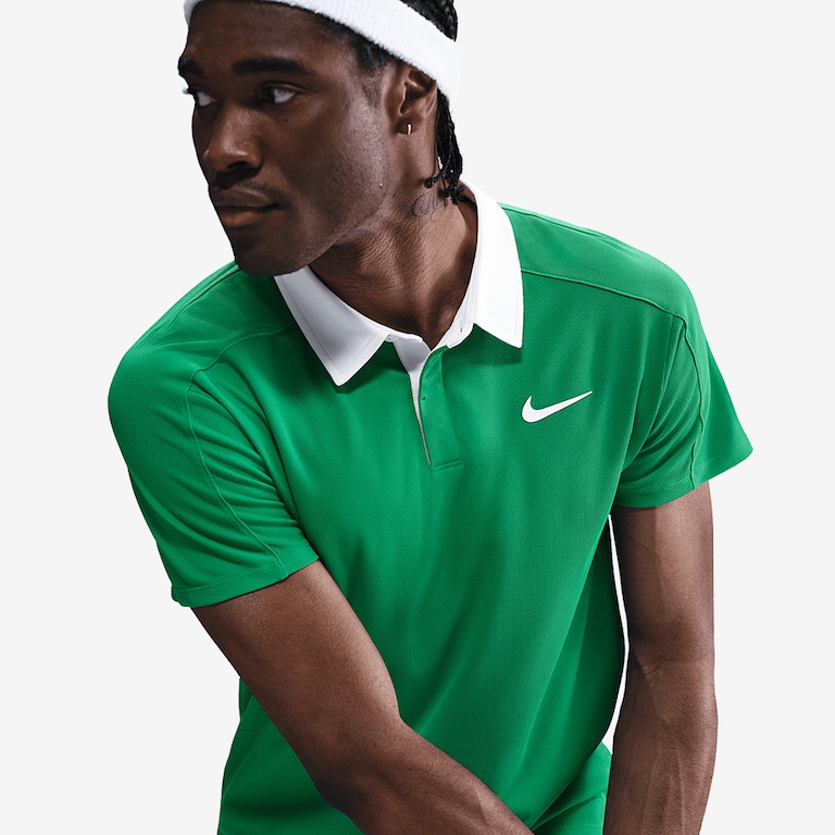 Nike Court Dri-FIT Advantage Slam Polo Stadium Green/White