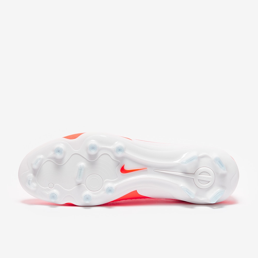 Nike Tiempo Legend X Pro Firm Ground - Hot Lava/White - Adult Cleats |