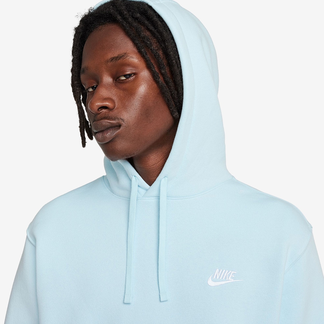 nike mens light blue hoodie