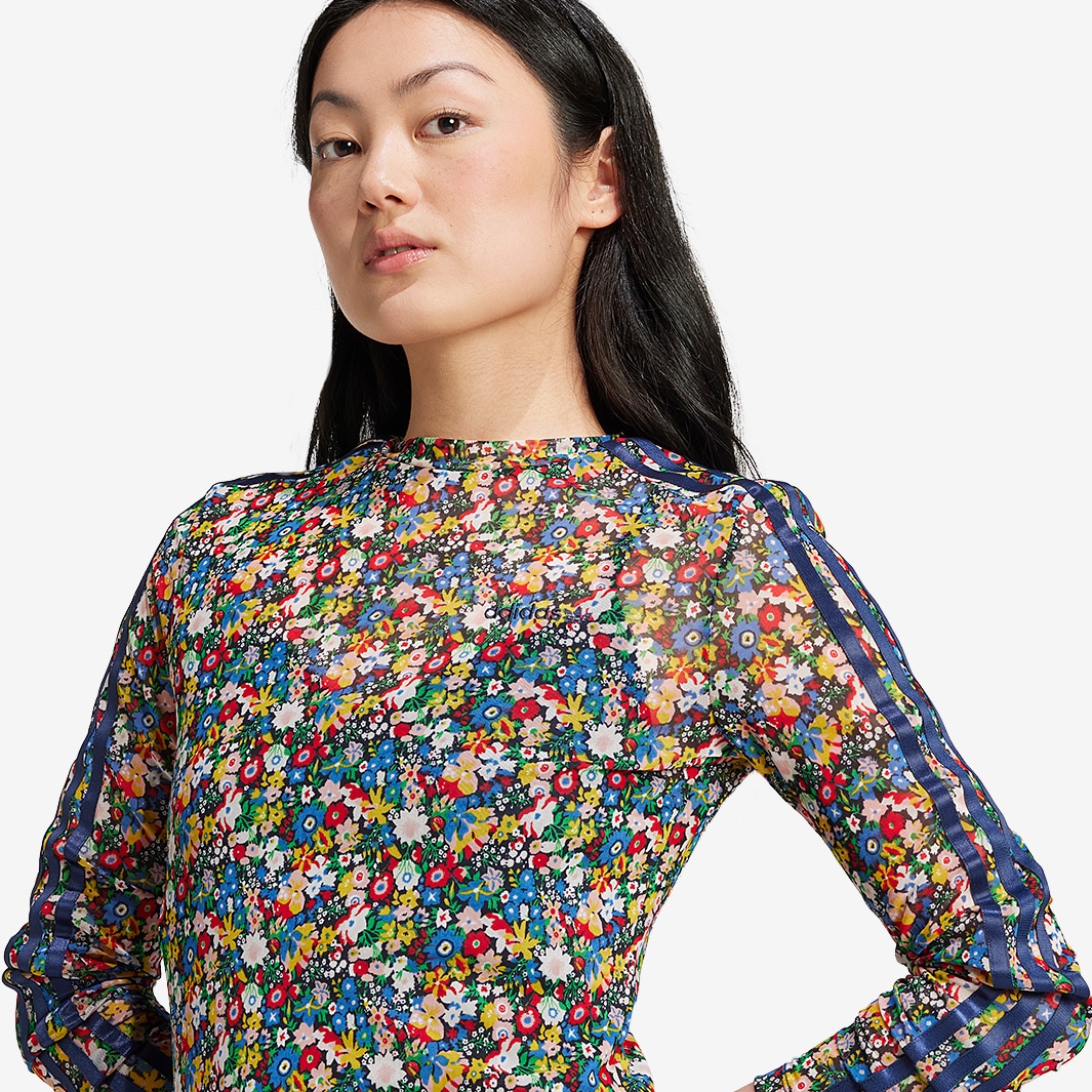 adidas Originals x Liberty London Womens Mesh Maxi Dress Multi