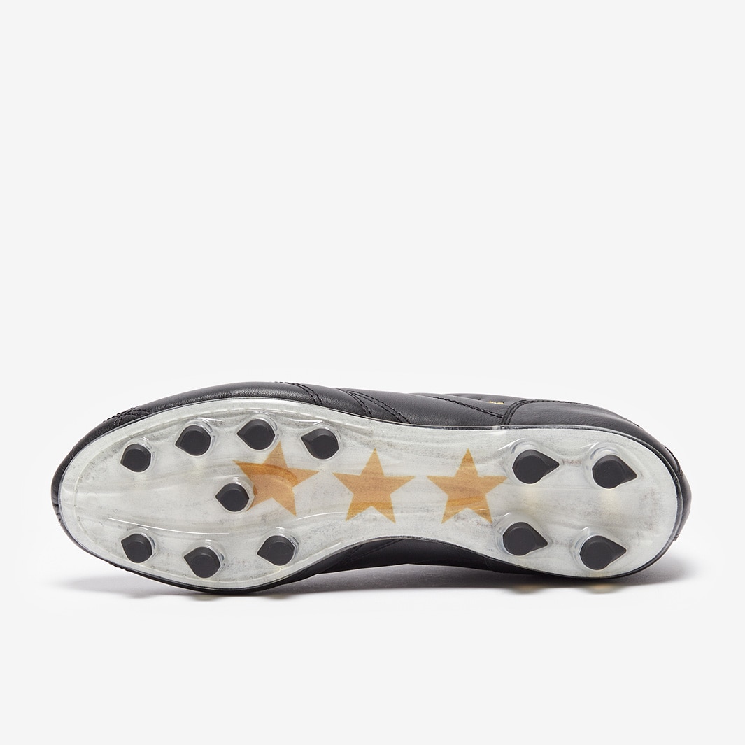 Pantofola d'Oro Epoca Firm Ground - Black/Gold - Adult Cleats |