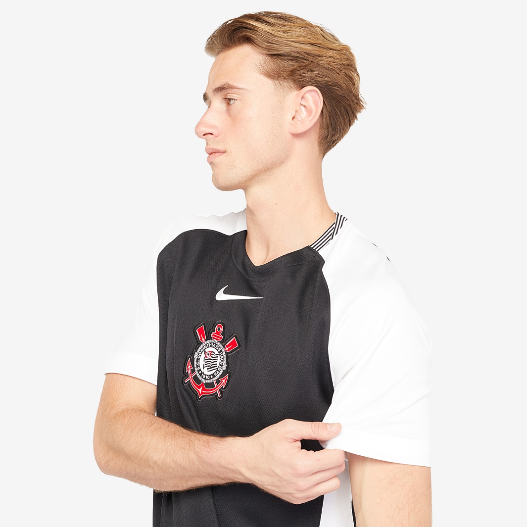 Nike Corinthians 2025 Dri-FIT Stadium Away Jersey Black/White