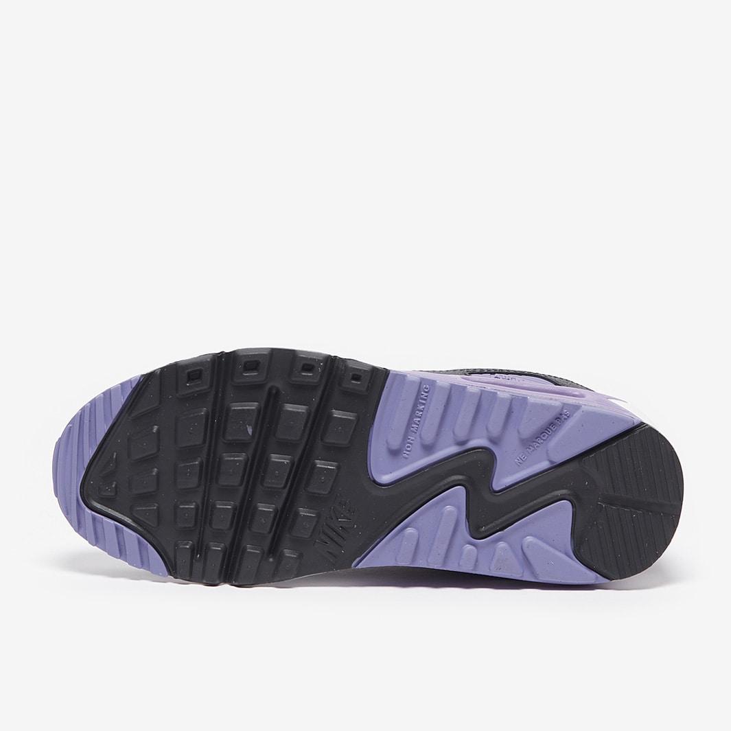 black and purple air max 90