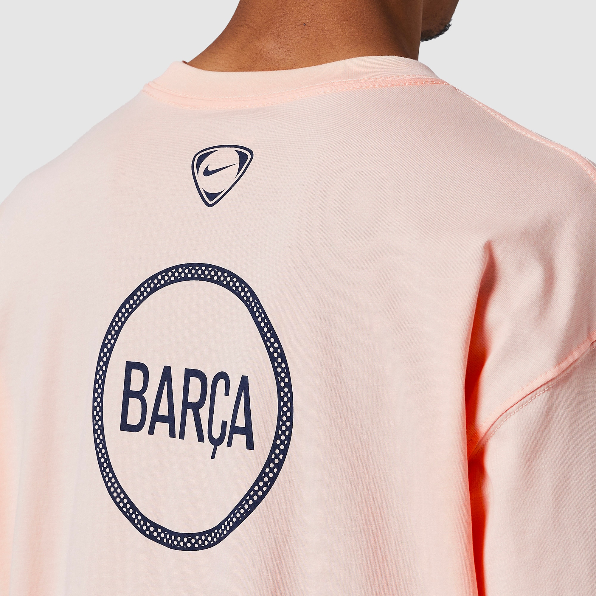 Nike FC Barcelona 25/26 Total 90 Remix T-Shirt - Crimson Tint