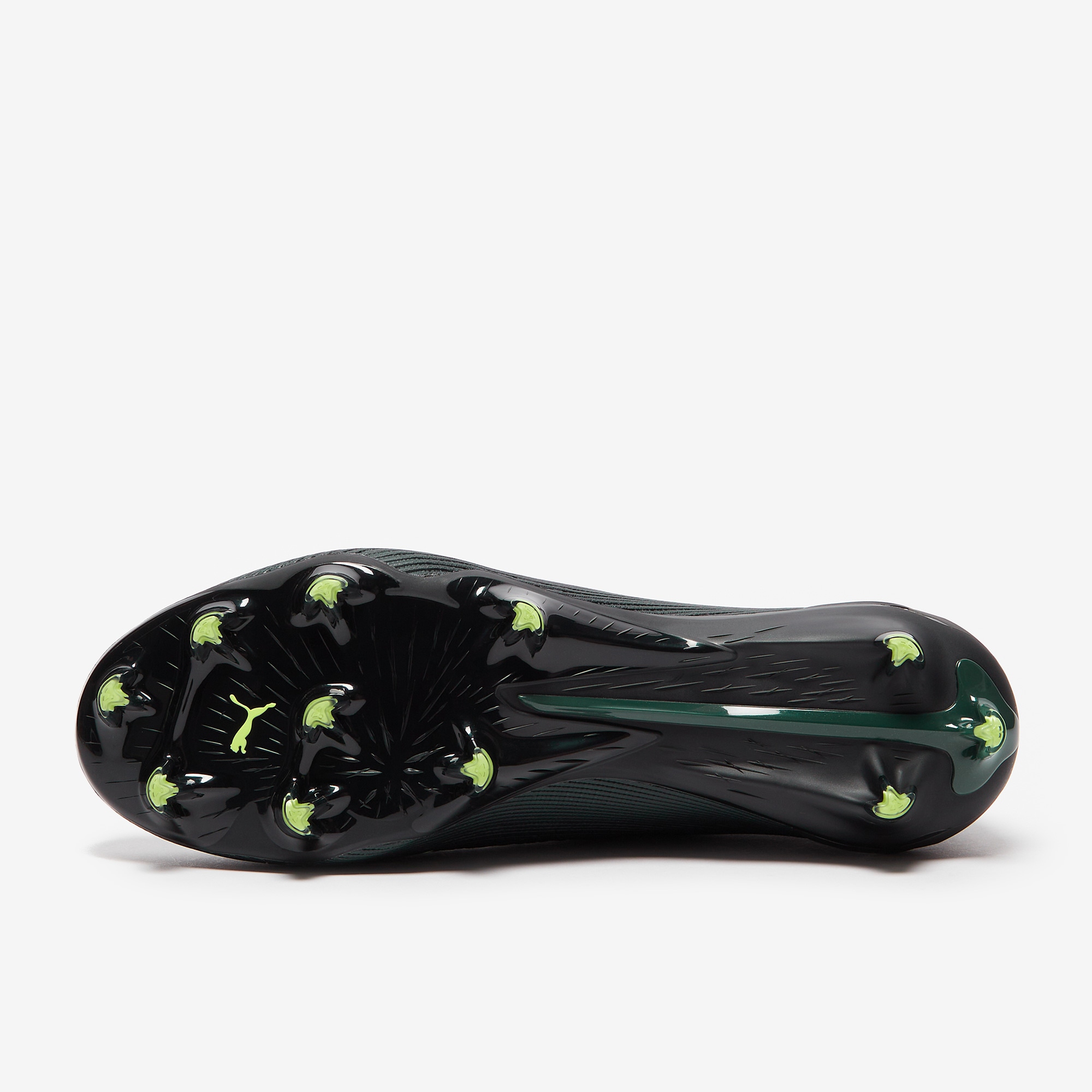 フクモン Puma Ultra 6 Ultimate Firm Ground - Puma Black/Fizzy Light/Green
