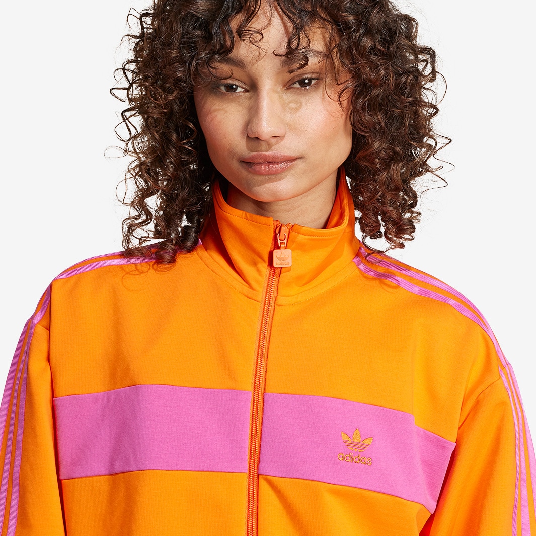 Track Jackets Neon Orange Adidas Jacket Adidas Beckenbauer Orange