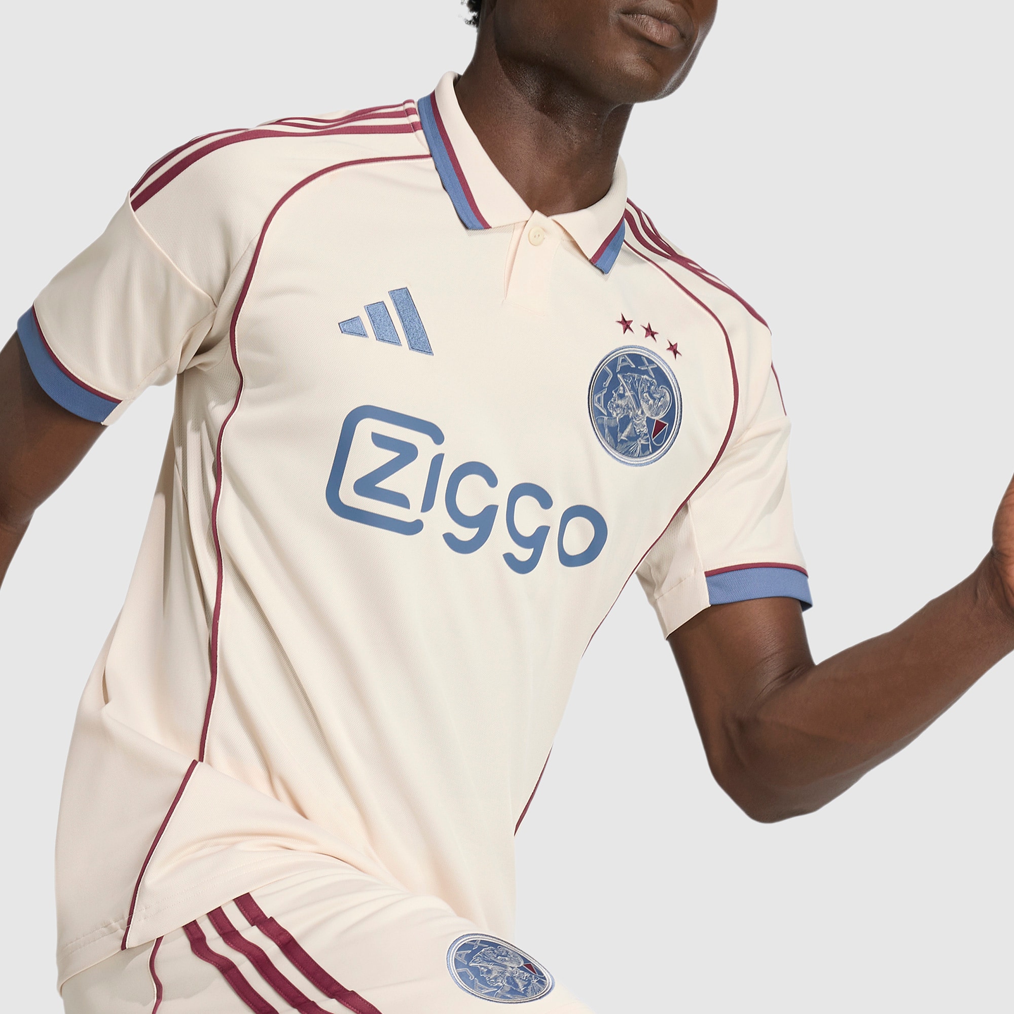 adidas Ajax 25/26 Third Shirt - Halo Ivory - Mens Replica |