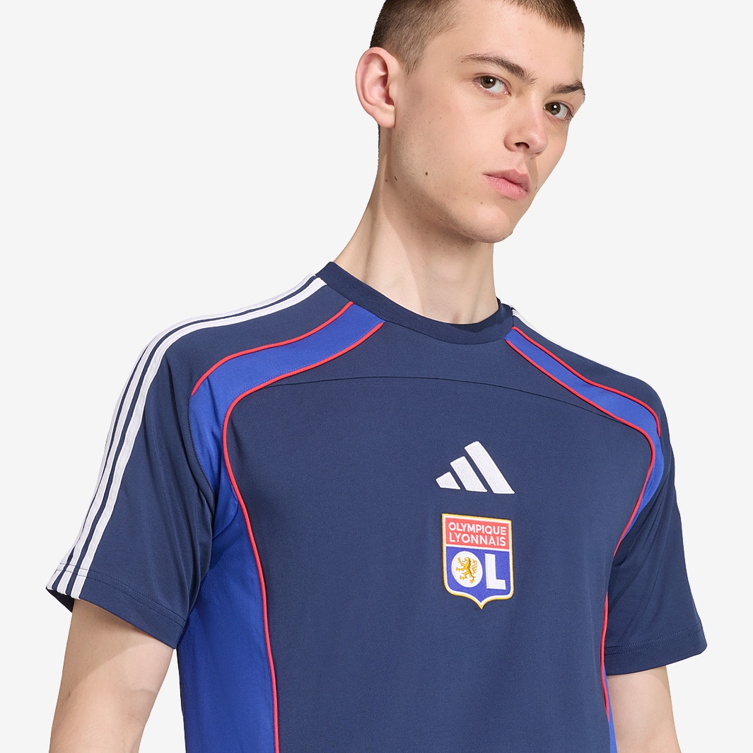 adidas Olympique Lyon 25/26 UBP T-Shirt - Night Indigo - Mens