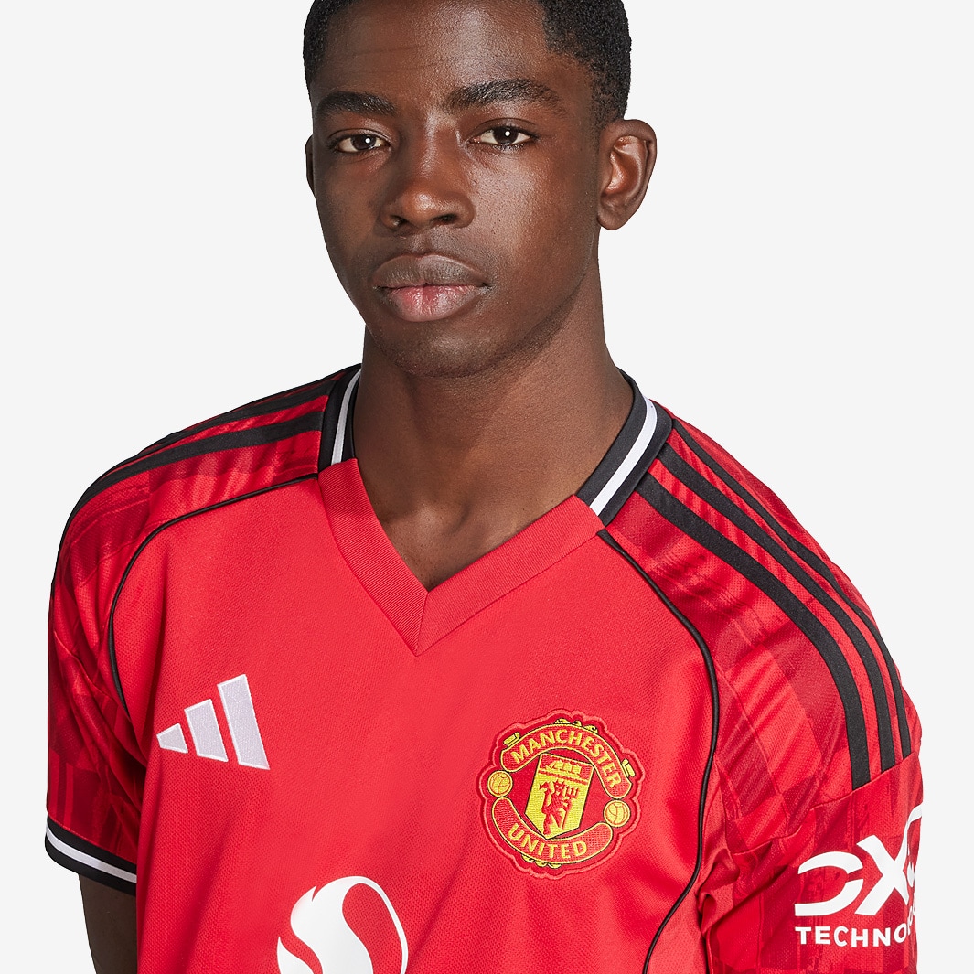 adidas Manchester United 25/26 Home Jersey -MUFC Red - Mens Replica |