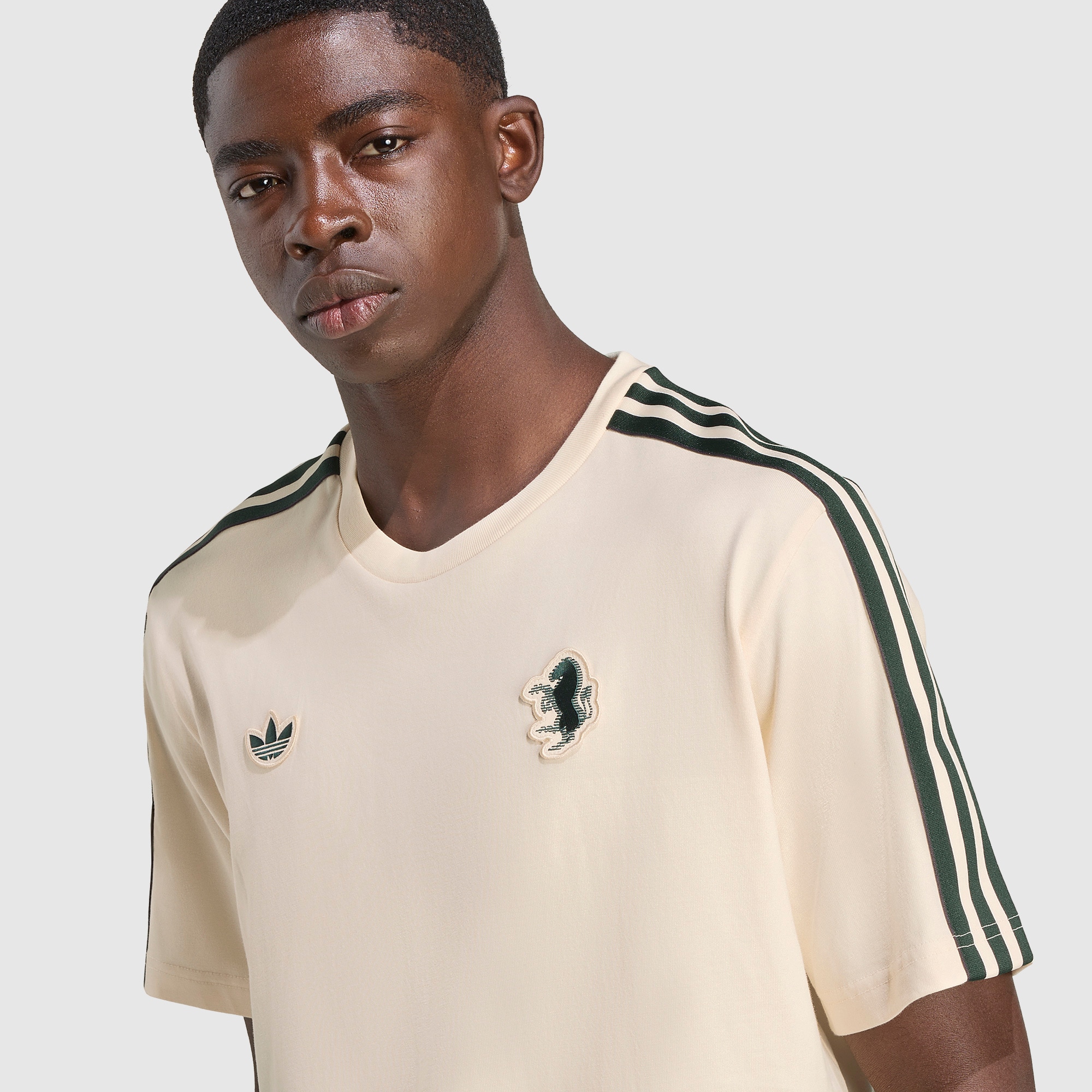 adidas Originals Juventus 25/26 Terrace Icon T-Shirt - Ecru Tint