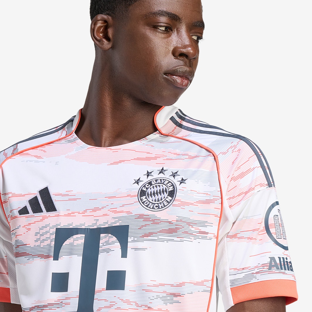 adidas Bayern Munich 25/26 Away Jersey - White - Mens Replica |