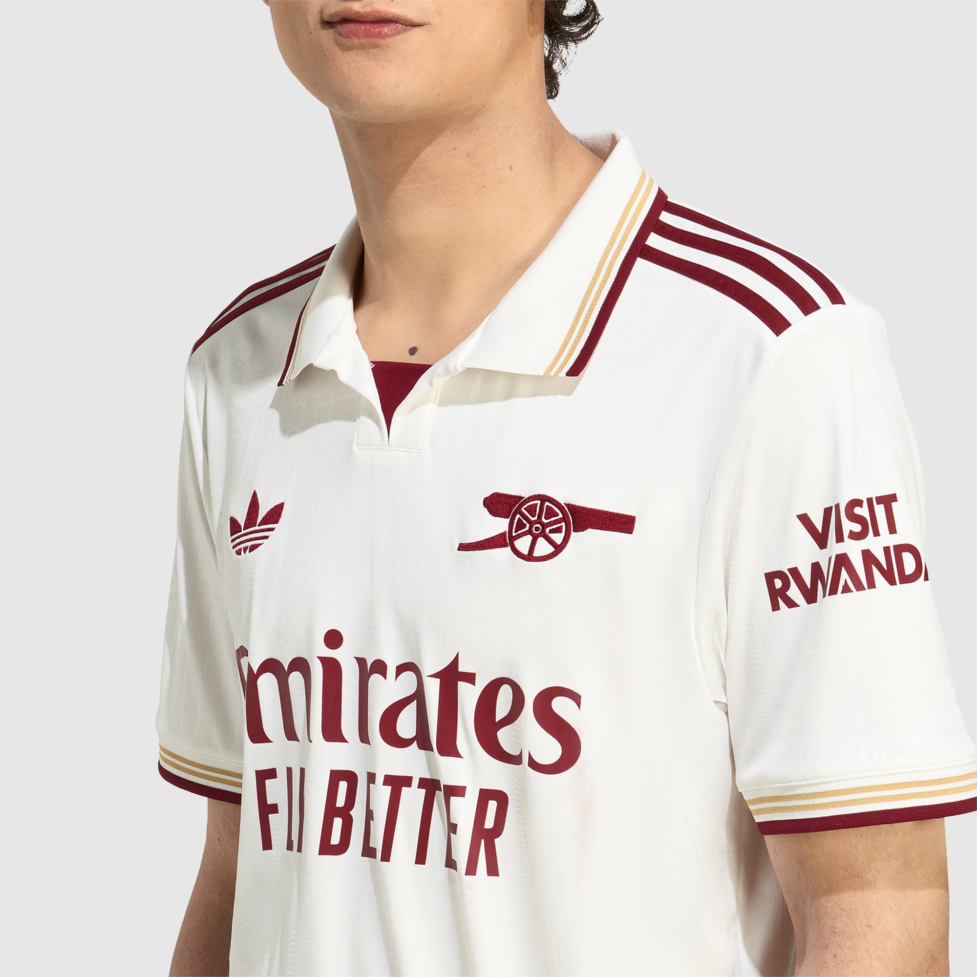 adidas Arsenal ホワイトシャツ Lサイズ adidas Originals Arsenal 25/26 Third Jersey - Cloud White/Team