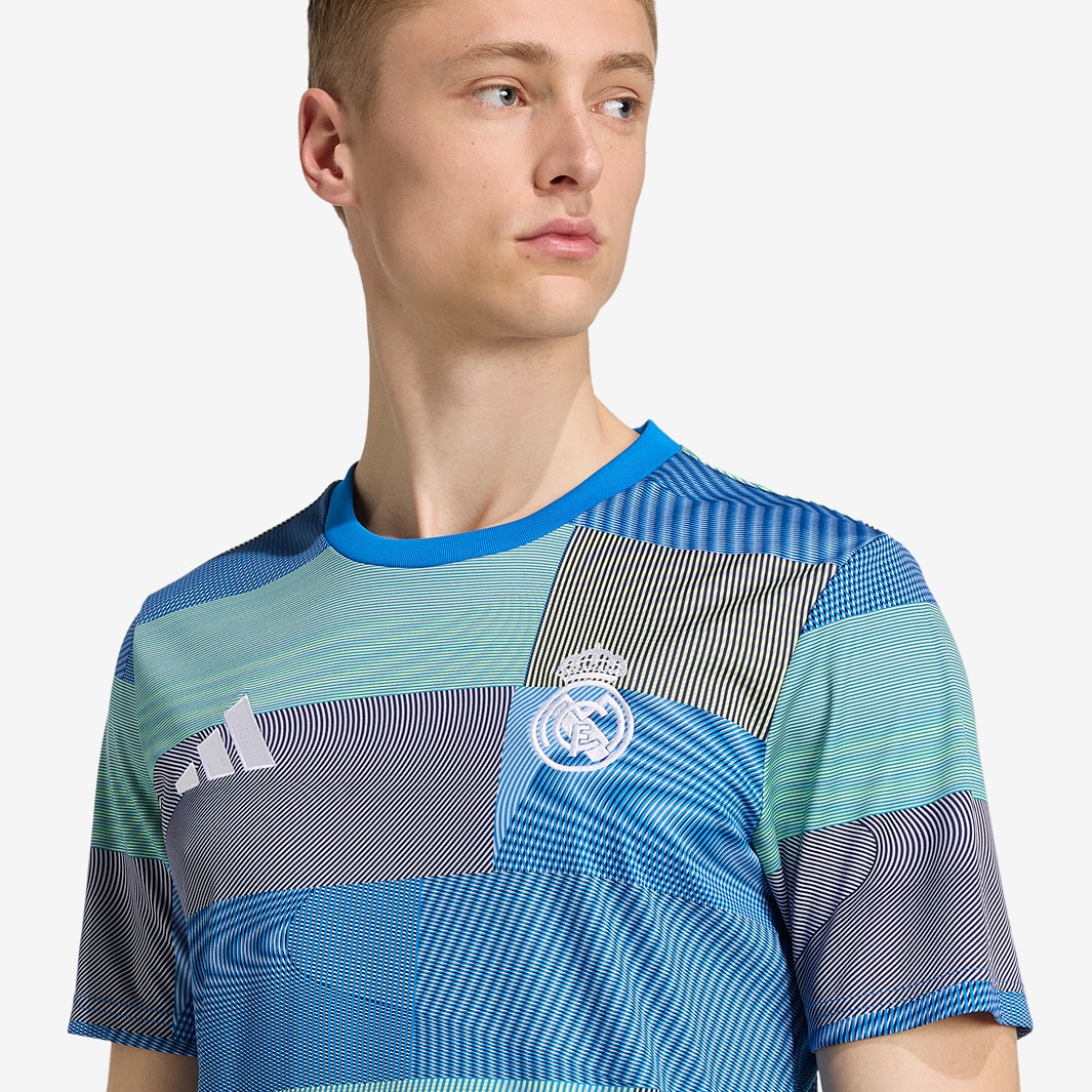 adidas Real Madrid 25/26 Pre-Match Jersey - Bluebird - Mens