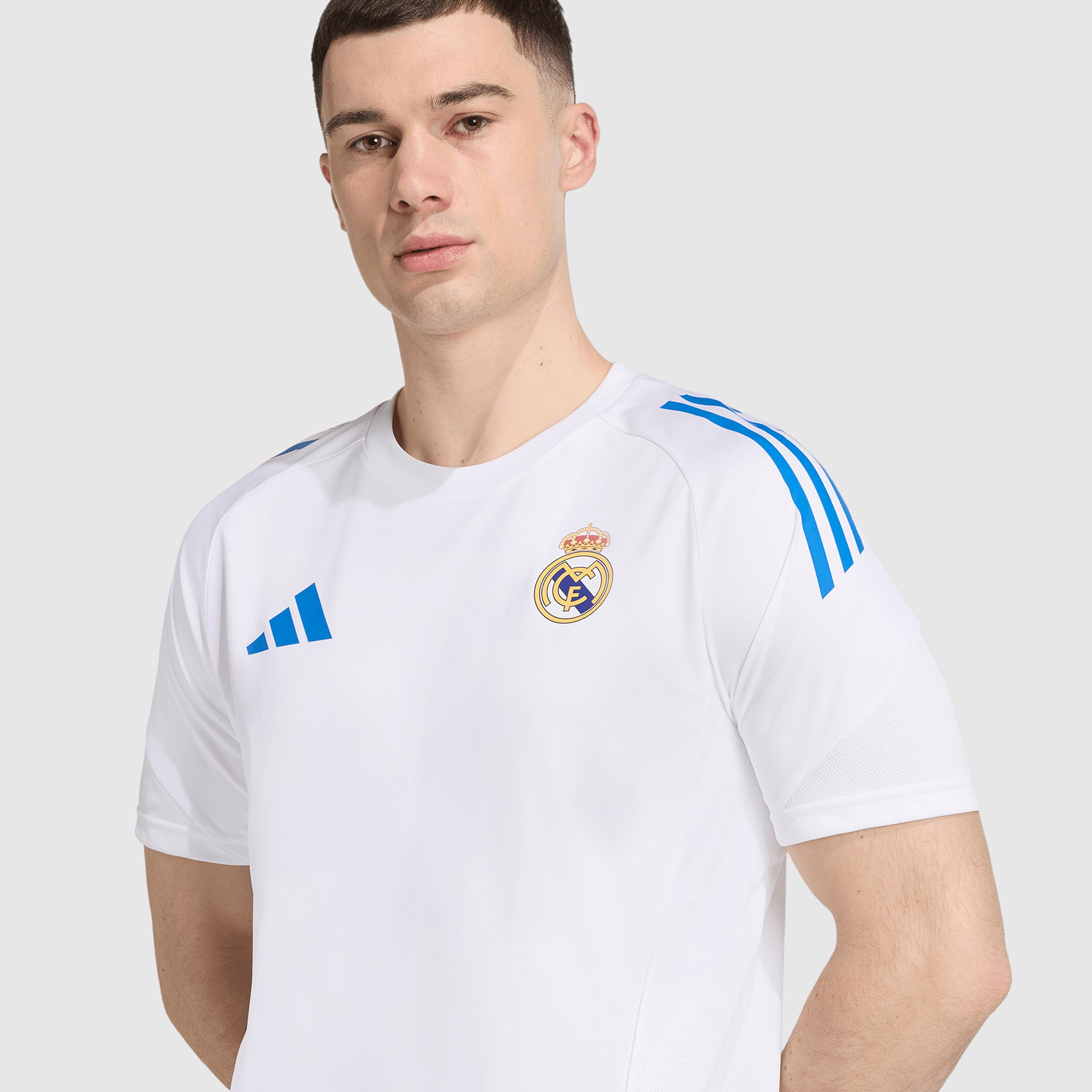 adidas Real Madrid 25/26 Tiro 25 Training Jersey White Mens
