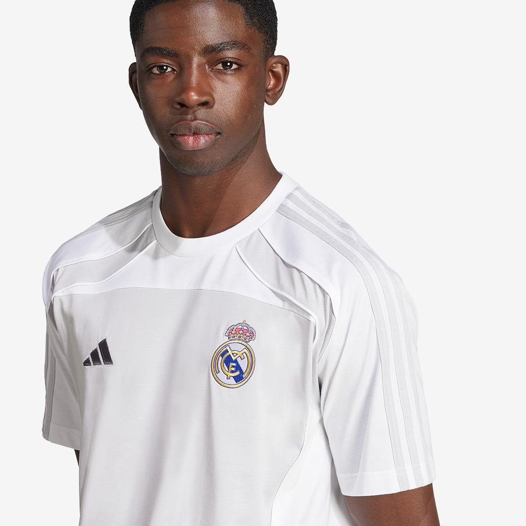 Real Madrid 半袖シャツ Adidas adidas Real Madrid 25/26 UBP Jersey - Lgh Solid Grey/White - Mens