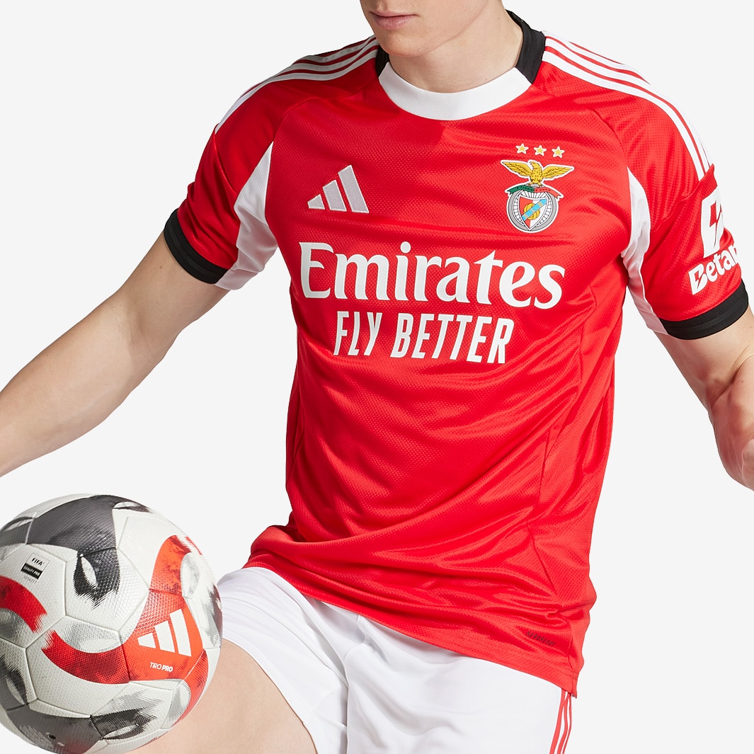adidas Benfica 25/26 Home Jersey - Benfica Red - Mens Replica |