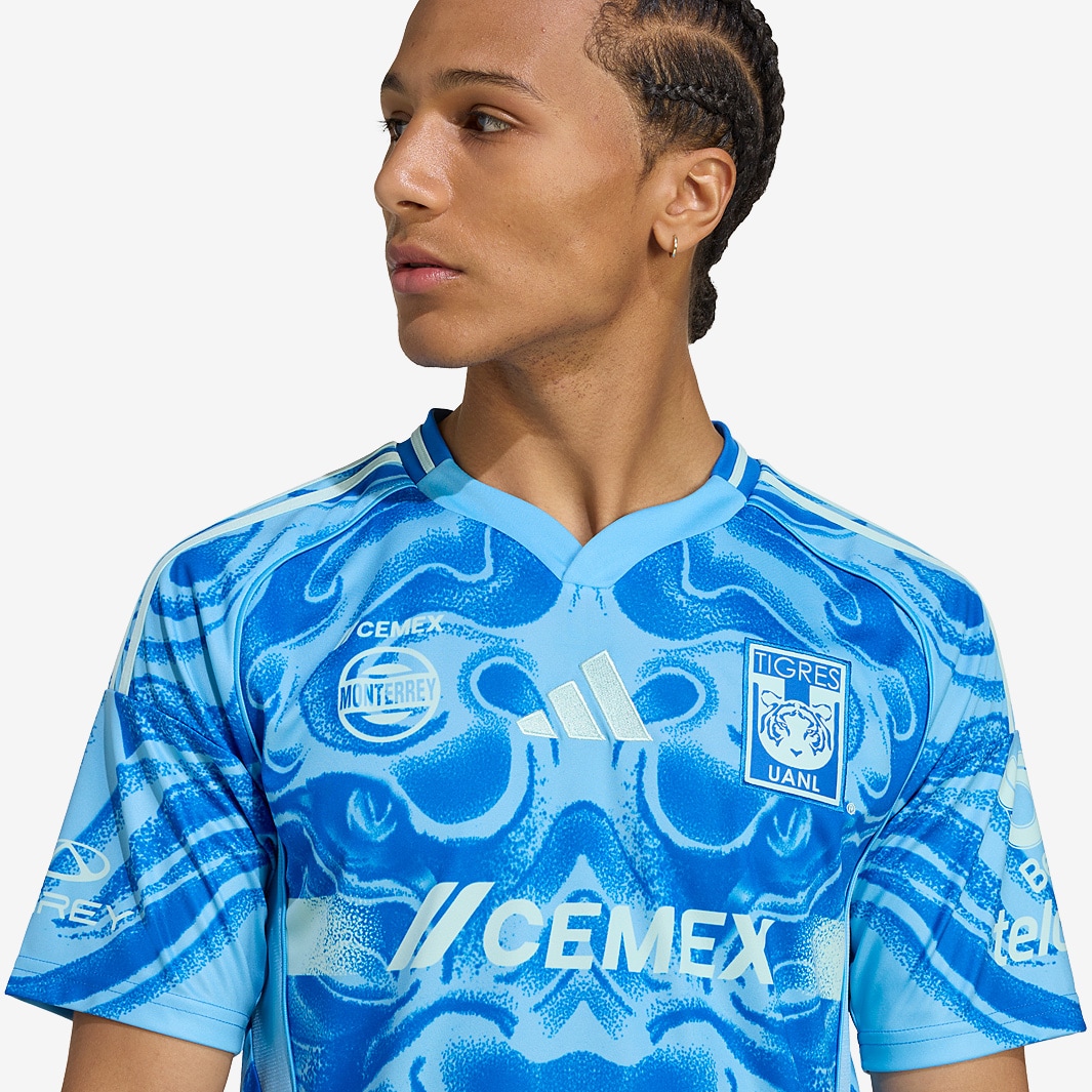 adidas Tigres UNAL 25/26 Away Jersey - Semi Blue Burst/Semi Flash