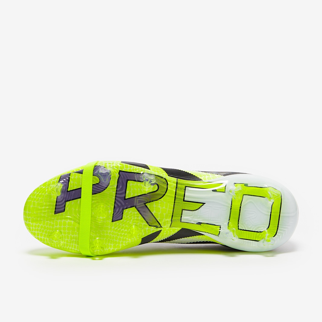 adidas Predator Pro Tongue Firm Ground - Ftwr White/Core Black