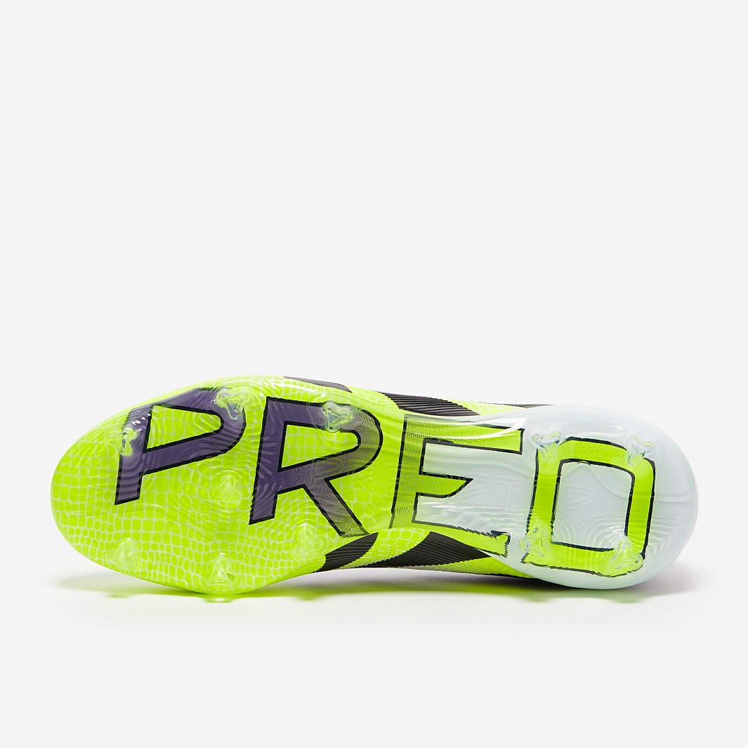 adidas Predator Pro Firm Ground - Ftwr White/Core Black/Lucid