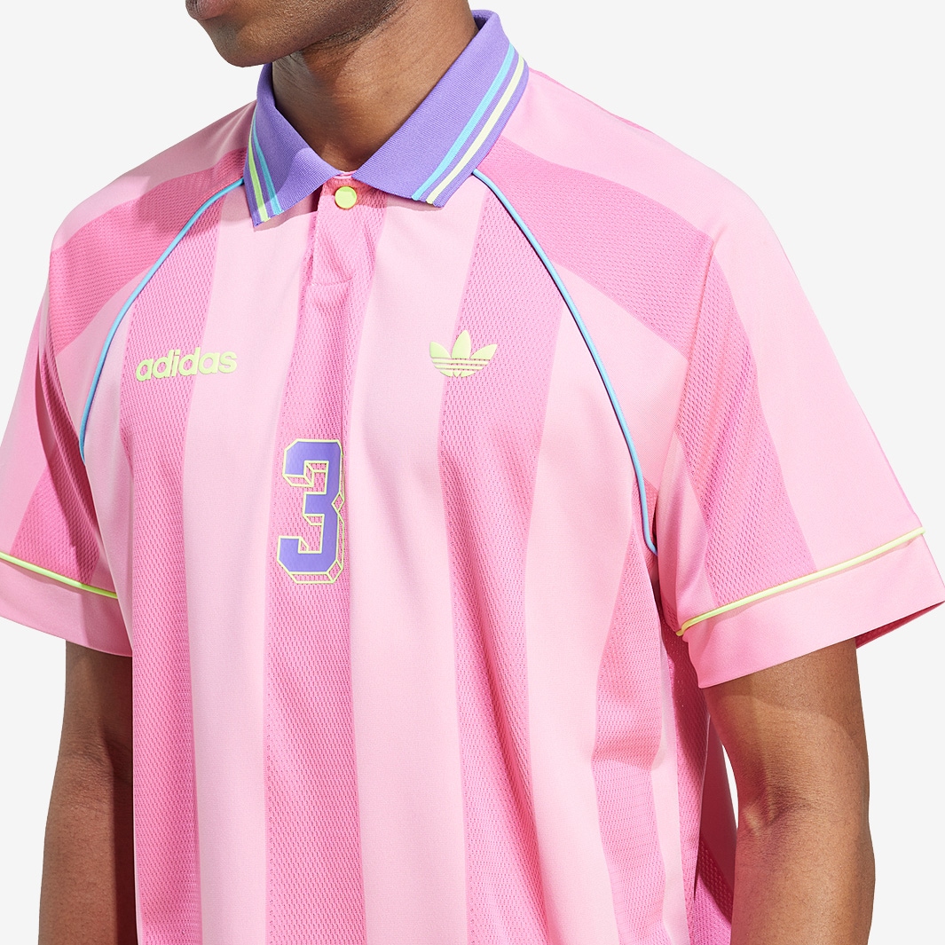 adidas Originals Jersey Lucid Pink Tops Mens Clothing