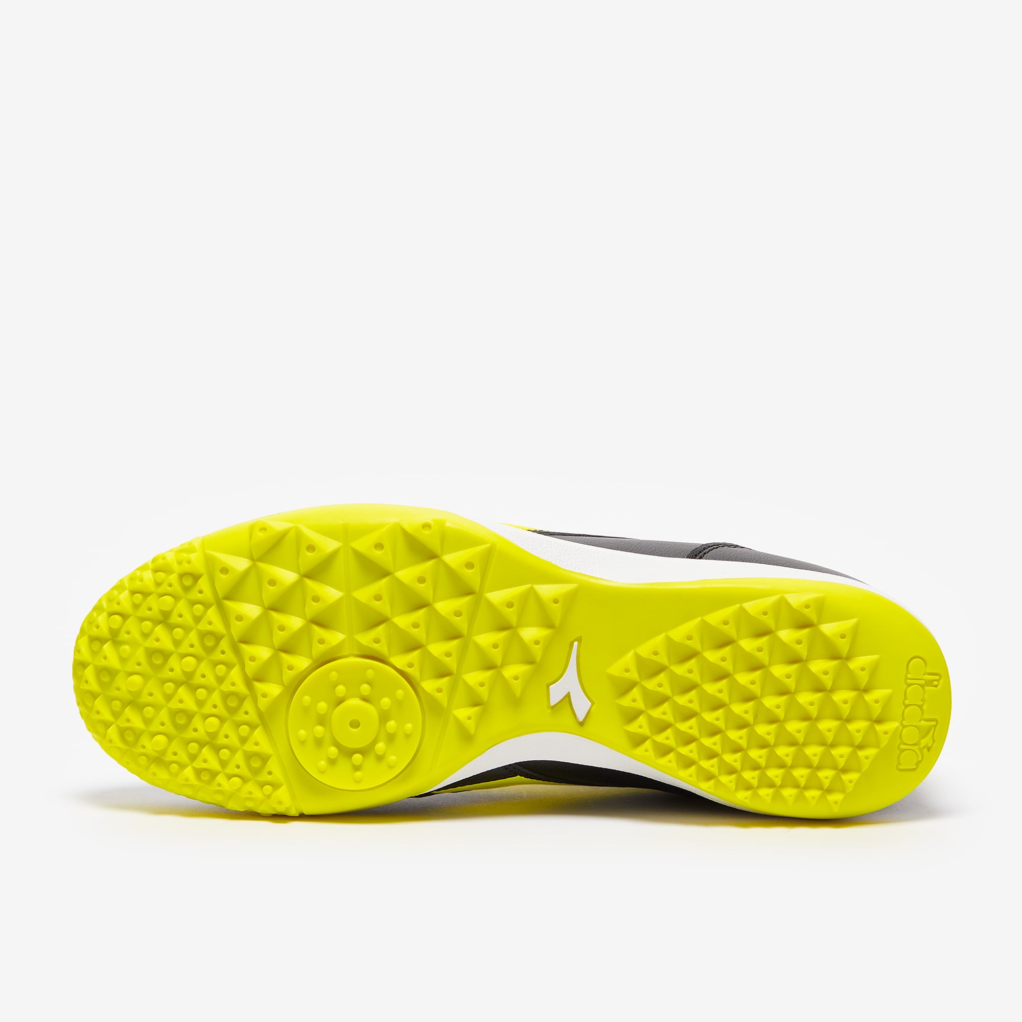 Diadora Brasil Academy TF - Black/Fluo Yellow - Adult Cleats |