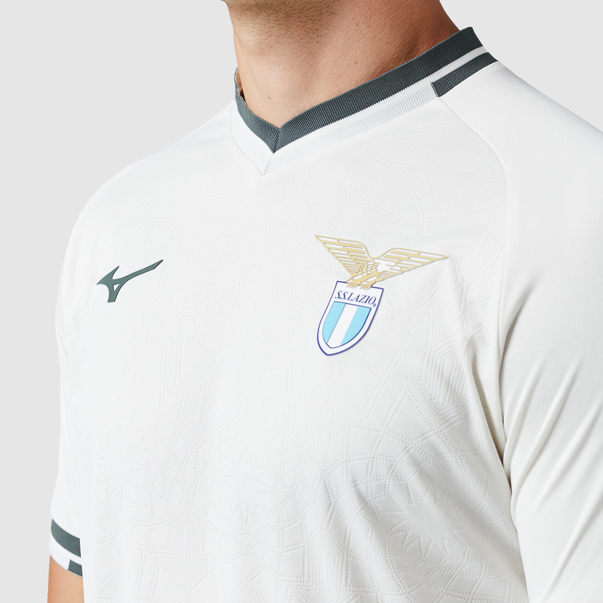 Mizuno Lazio 25/26 Away Shirt White Mens Replica Pro:Direct