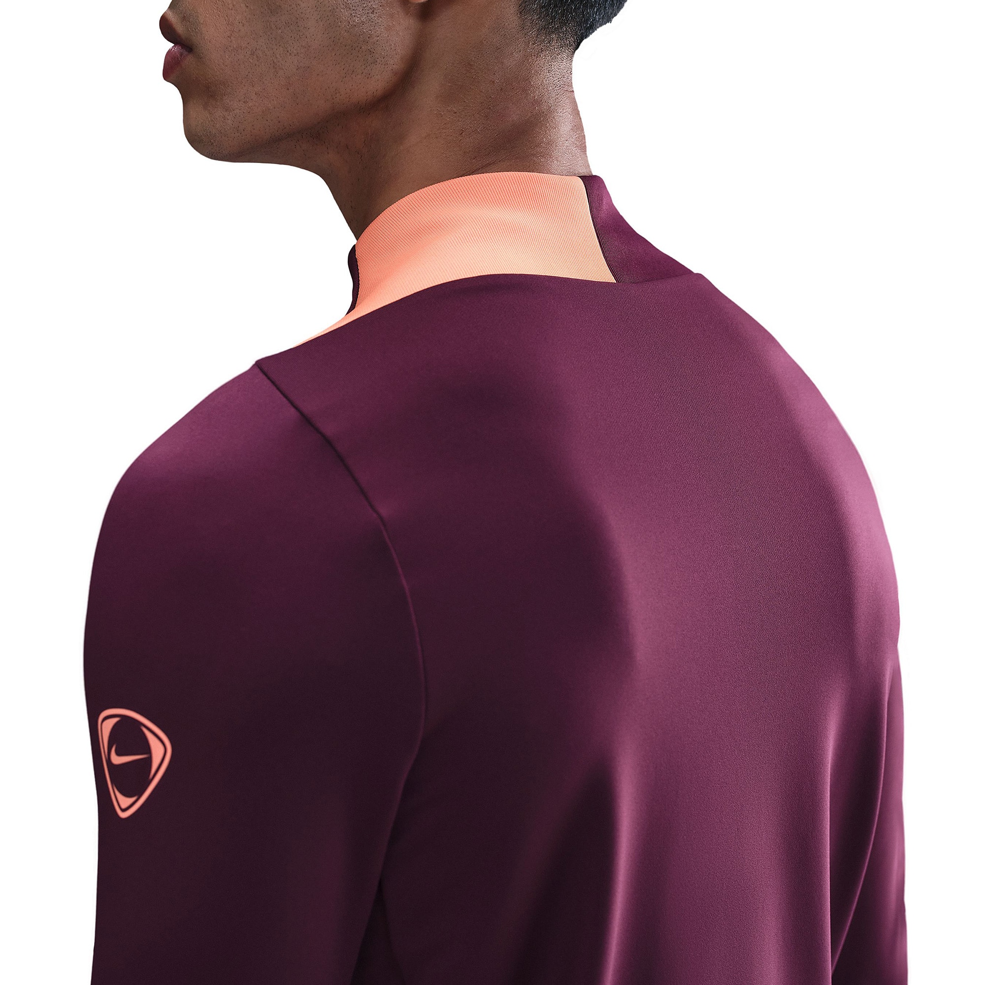 Nike Dri-FIT Strike Total 90 Drill Top - Bordeaux/Bordeaux/Orange
