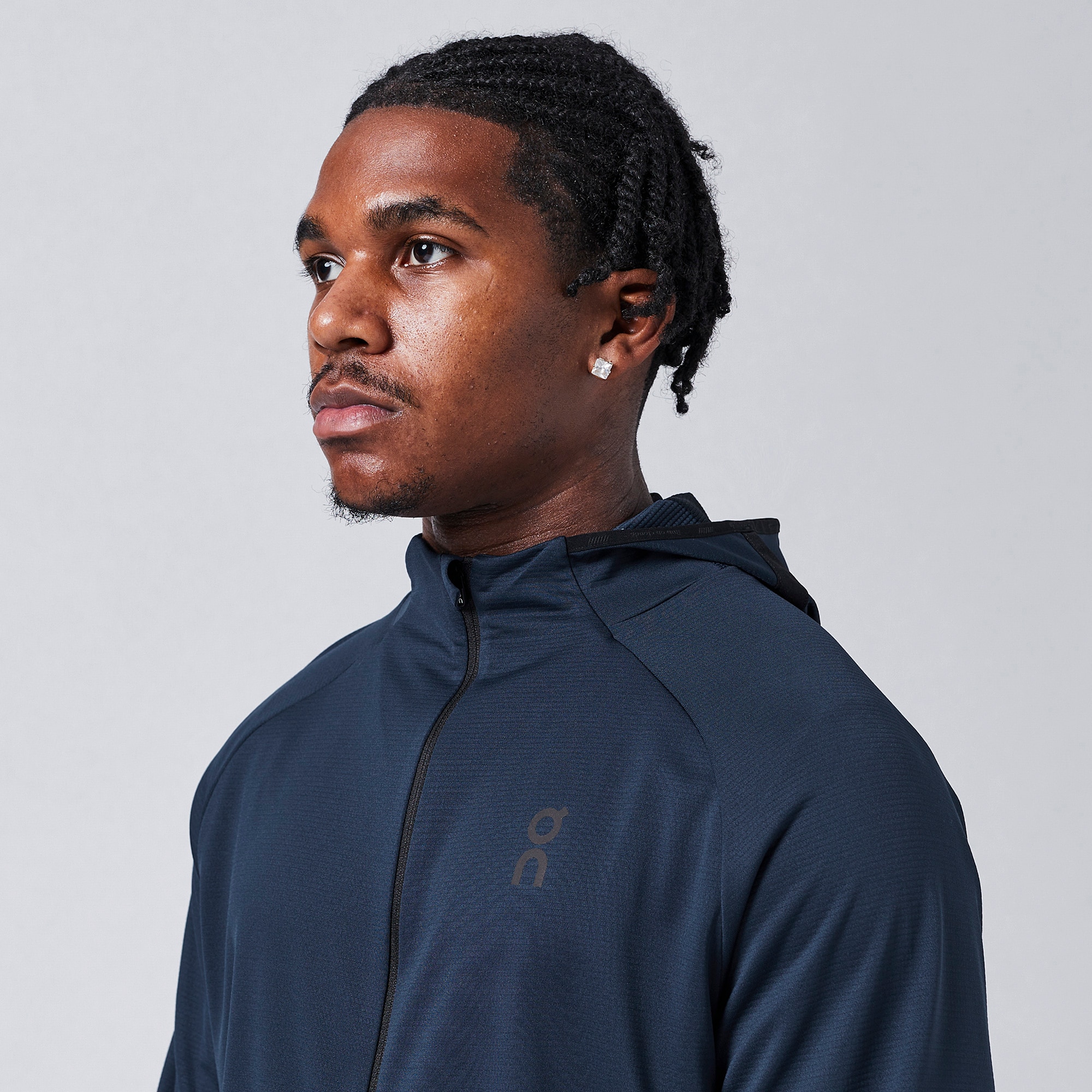 On Climate Zip Hoodie - Midnight - Tops - Mens Clothing |