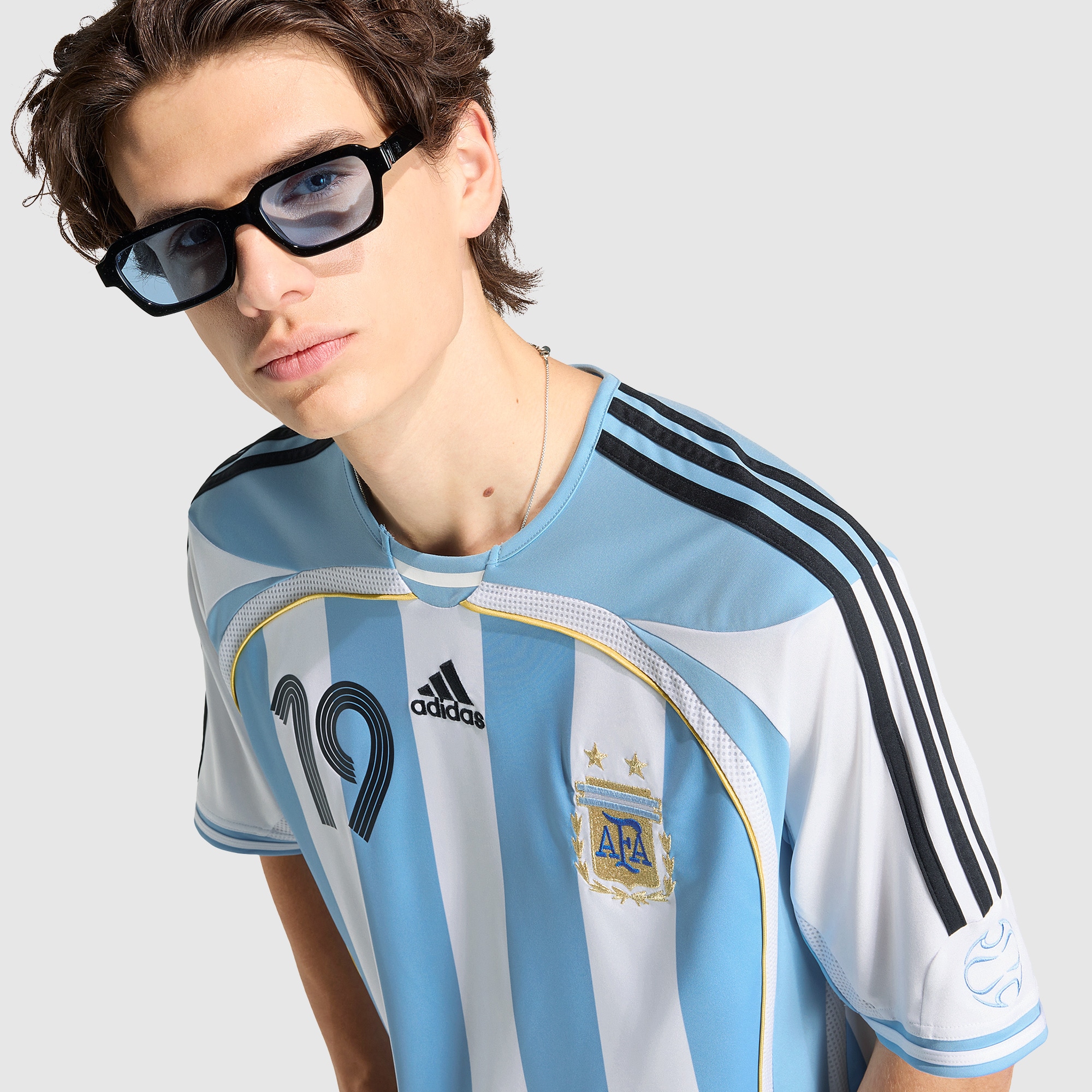 adidas Originals Argentina 2006 Home Shirt With Messi 19 - White