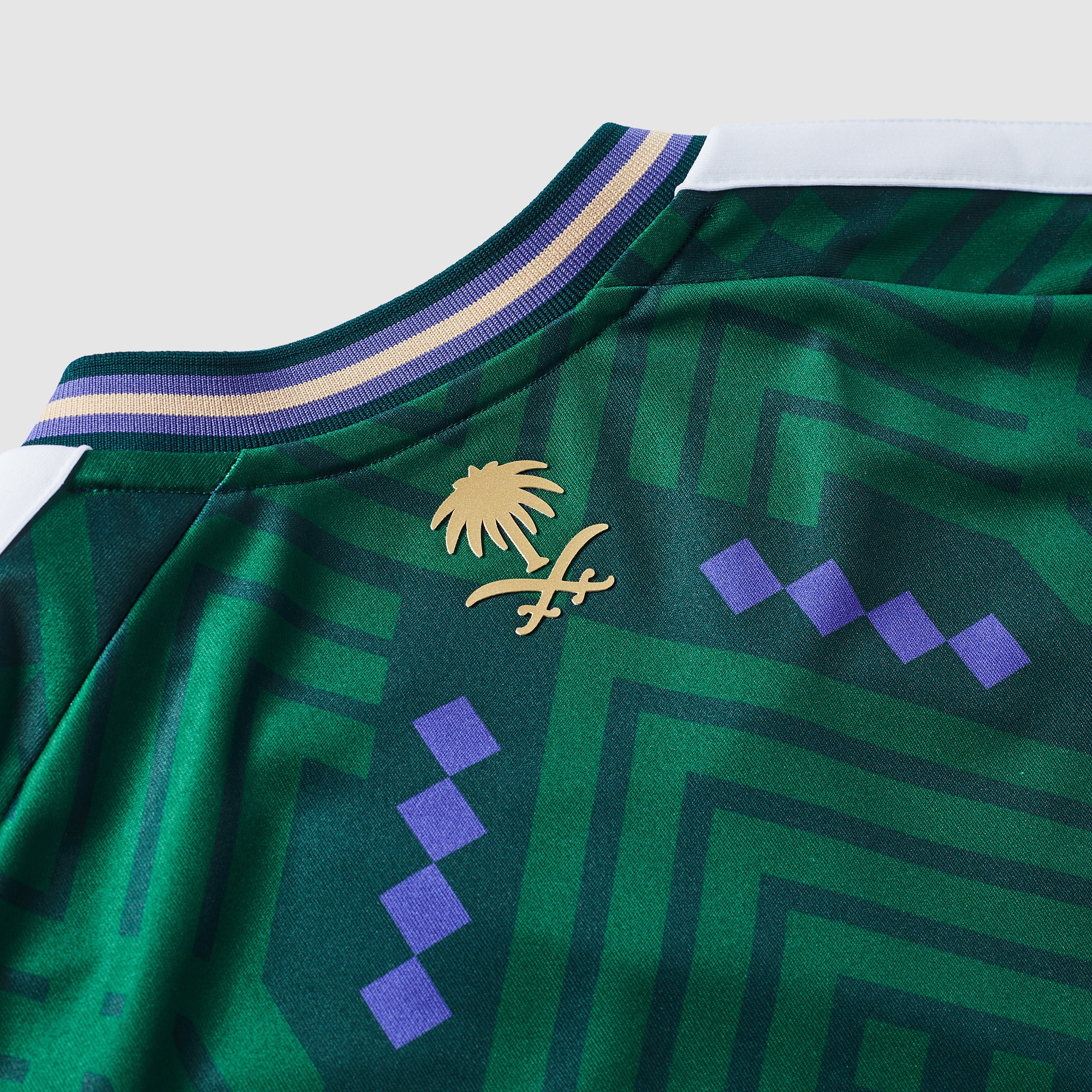 adidas Saudi Arabia 2026 Home Jersey - Aurora Ivy/White - Mens