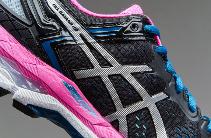 Asics gel kayano 22 shop black/silver/pink glow